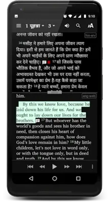 Hindi Audio Bible (Easy to Rea android App screenshot 1